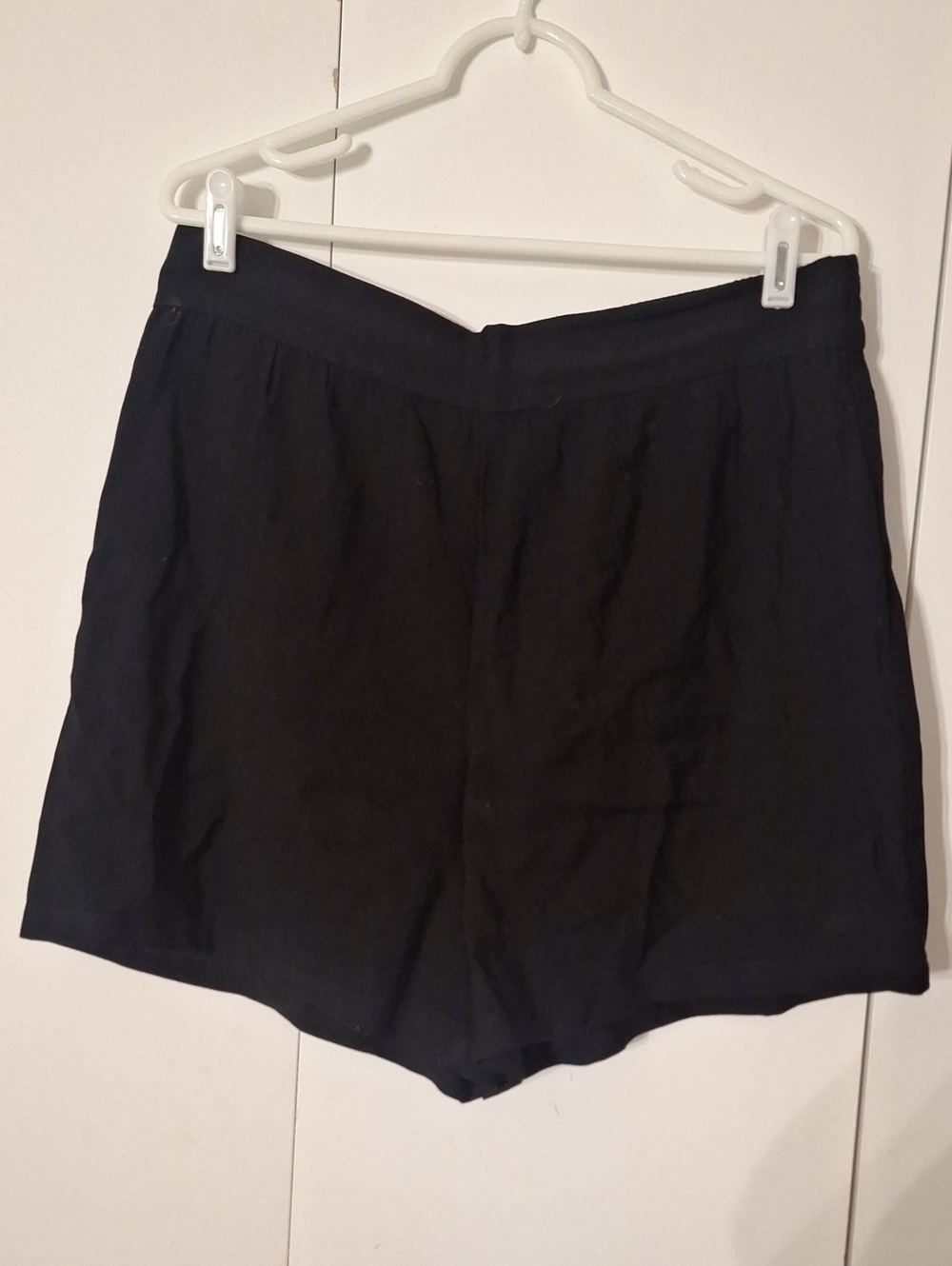 High-Waist Black Women's Tailored Shorts
